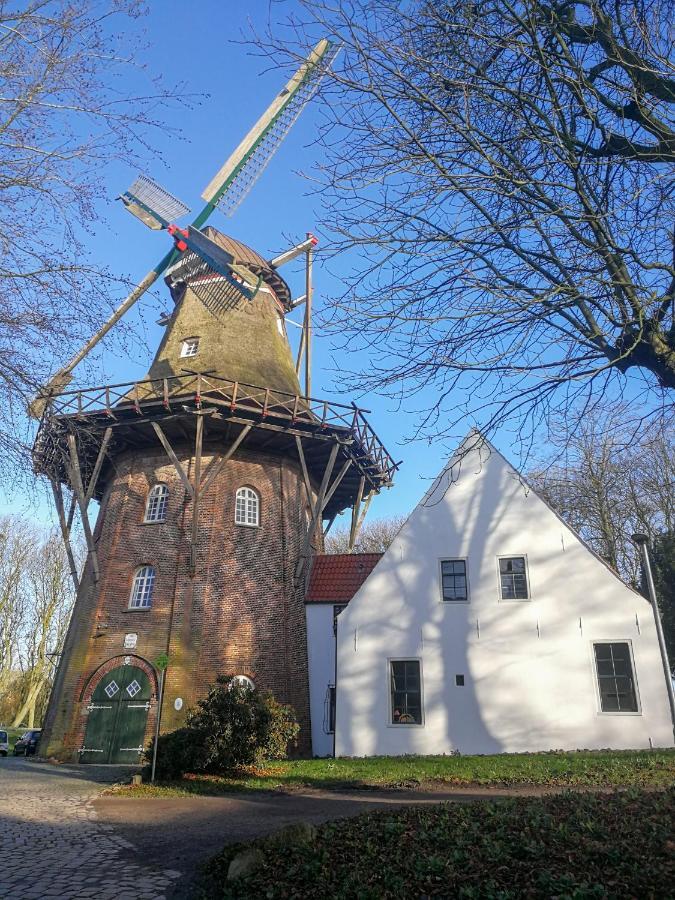 Wohnen an der Johanna Mühle am Stadtwall und zentrumsnah Emden Exterior foto
