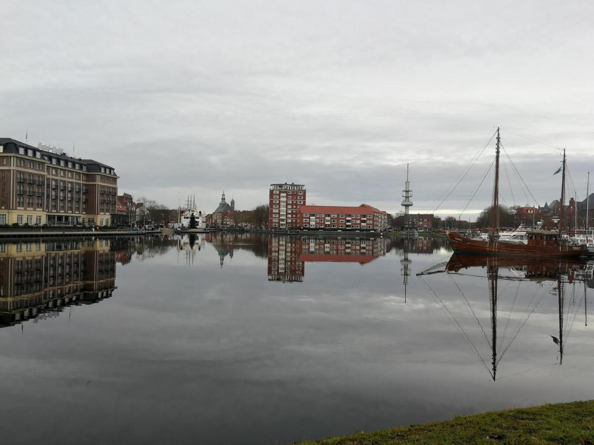 Wohnen an der Johanna Mühle am Stadtwall und zentrumsnah Emden Exterior foto